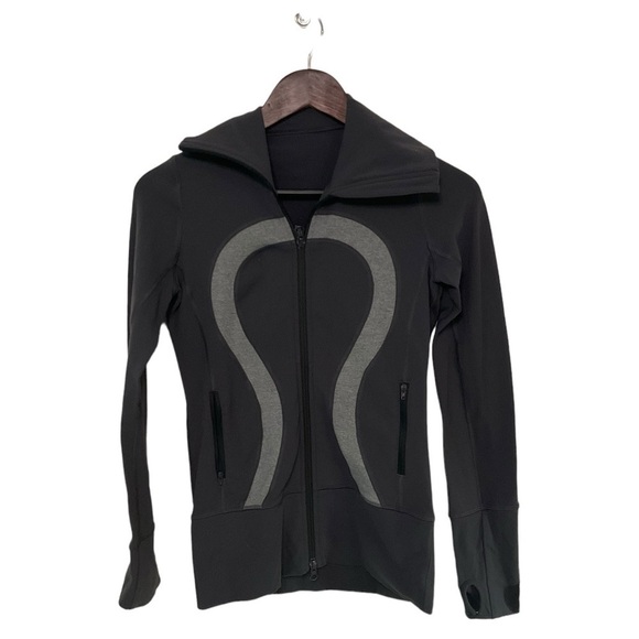 Lululemon In Stride Jacket Charcoal Gray Size 2 - Picture 1 of 11